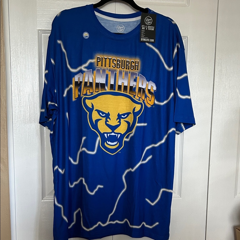Pitt Panther Football Blue and Yellow Jerseys - Picture 5 of 7